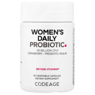 <img alt="Codeage, Womens Daily Probiotic, 30 Vegetable Capsules" title="Codeage, Womens Daily Probiotic, 30 Vegetable Capsules,810196120020"