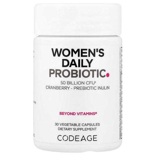 <img alt="Codeage, Womens Daily Probiotic, 30 Vegetable Capsules" title="Codeage, Womens Daily Probiotic, 30 Vegetable Capsules,810196120020"