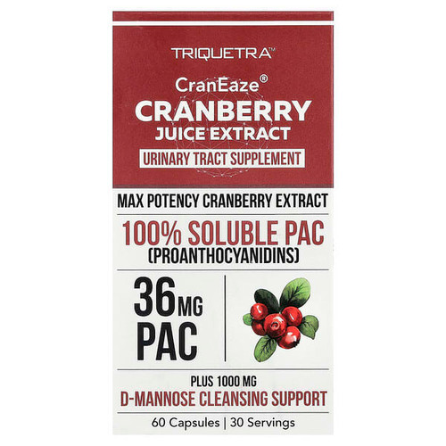 <img alt="Triquetra Health, CranEaze, Cranberry Juice Extract, 60 Capsules" title="Triquetra Health, CranEaze, Cranberry Juice Extract, 60 Capsules,850040354034"