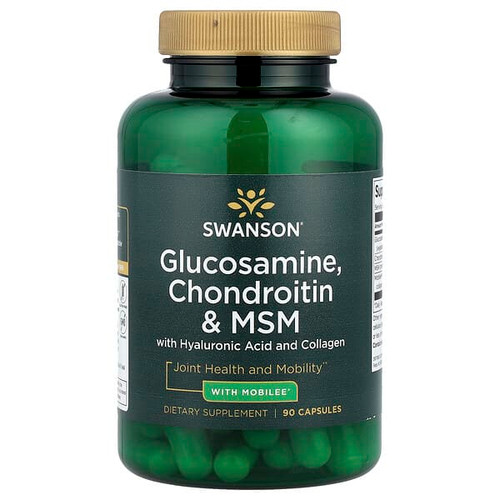 <img alt="Swanson Vitamins, Glucosamine, Chondroitin & MSM with Hyaluronic Acid and Collagen, 90 Capsules" title="Swanson Vitamins, Glucosamine, Chondroitin & MSM with Hyaluronic Acid and Collagen, 90 Capsules,087614022932"