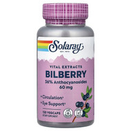 <img alt="Solaray, Vital Extracts, Bilberry, 60 mg, 120 VegCaps" title="Solaray, Vital Extracts, Bilberry, 60 mg, 120 VegCaps,076280031119"
