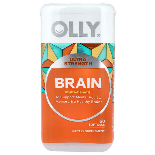 <img alt="OLLY, Brain, 60 Softgels" title="OLLY, Brain, 60 Softgels,840160201110"