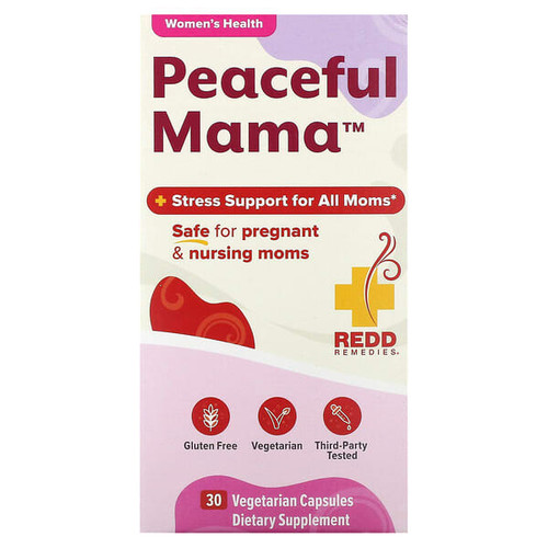 <img alt="Redd Remedies, Peaceful Mama, 30 Vegetarian Capsules" title="Redd Remedies, Peaceful Mama, 30 Vegetarian Capsules,855735001712"