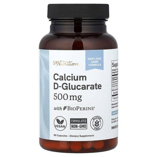 <img alt="SMNutrition, Calcium D-Glucarate with BioPerine, 90 Capsules" title="SMNutrition, Calcium D-Glucarate with BioPerine, 90 Capsules,850005458050"