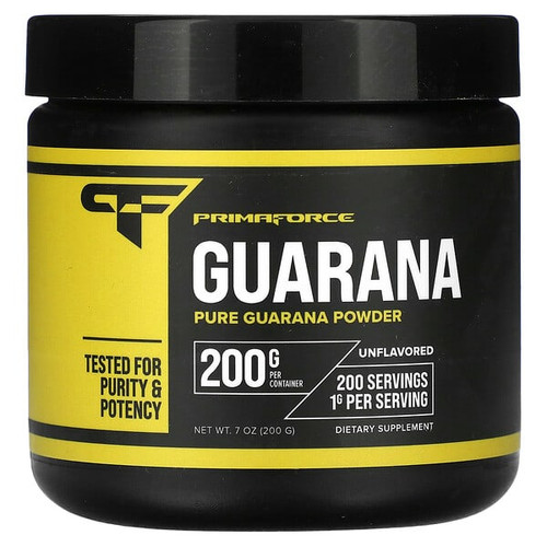 <img alt="Primaforce, Guarana, Unflavored, 7 oz (200 g)" title="Primaforce, Guarana, Unflavored, 7 oz (200 g),811445021136"