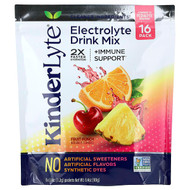 <img alt="KinderFarms, KinderLyte, Electrolyte Drink Mix, For Kids and Adults, Fruit Punch, 16 Packets, 0.4 oz (11.3 g) Each" title="KinderFarms, KinderLyte, Electrolyte Drink Mix, For Kids and Adults, Fruit Punch, 16 Packets, 0.4 oz (11.3 g) Each,850001805209"