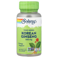 <img alt="Solaray, True Herbs, Korean Ginseng, 550 mg, 100 VegCaps" title="Solaray, True Herbs, Korean Ginseng, 550 mg, 100 VegCaps,076280131253"