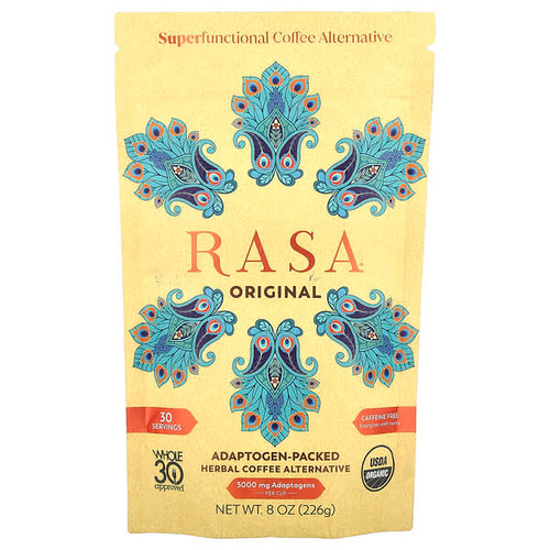 <img alt="Rasa, Adaptogen-Packed Herbal Coffee Alternative, Original, 8 oz (226 g)" title="Rasa, Adaptogen-Packed Herbal Coffee Alternative, Original, 8 oz (226 g),850002599497"