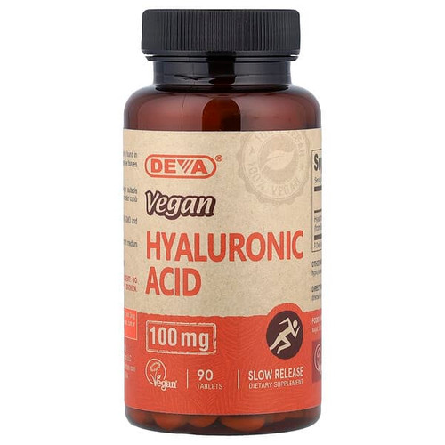 <img alt="Deva, Vegan Hyaluronic Acid , 100 mg , 90 Tablets" title="Deva, Vegan Hyaluronic Acid , 100 mg , 90 Tablets,895634000454"