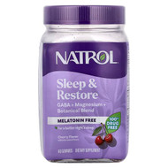 <img alt="Natrol, Sleep & Restore Gummies, Melatonin Free, Cherry, 60 Gummies" title="Natrol, Sleep & Restore Gummies, Melatonin Free, Cherry, 60 Gummies,047469083588"