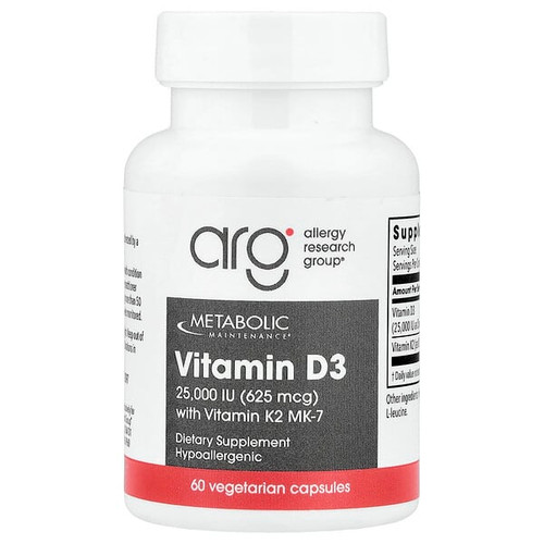 <img alt="Metabolic Maintenance, Vitamin D3 with Vitamin K2 MK-7, 60 Vegetarian Capsules" title="Metabolic Maintenance, Vitamin D3 with Vitamin K2 MK-7, 60 Vegetarian Capsules,838287005292"