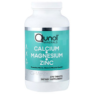 <img alt="Qunol, Calcium, Magnesium, Zinc, 270 Tablets" title="Qunol, Calcium, Magnesium, Zinc, 270 Tablets,898440001851"