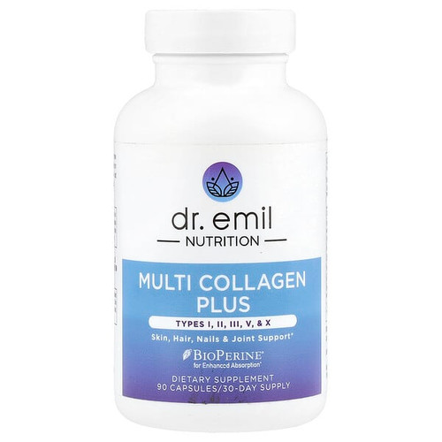<img alt="Dr. Emil Nutrition, Multi Collagen Plus, Types I, II, III, V, & X, 90 Capsules" title="Dr. Emil Nutrition, Multi Collagen Plus, Types I, II, III, V, & X, 90 Capsules,850002956283"