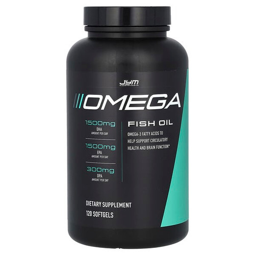 <img alt="JYM Supplement Science, Omega Fish Oil, 120 Softgels (1,300 mg per Softgel)" title="JYM Supplement Science, Omega Fish Oil, 120 Softgels (1,300 mg per Softgel),817047020379"
