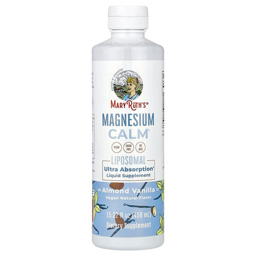 <img alt="MaryRuths, Magnesium Calm Liposomal, Almond Vanilla, 15.22 fl oz (450 ml)" title="MaryRuths, Magnesium Calm Liposomal, Almond Vanilla, 15.22 fl oz (450 ml),850018471886"