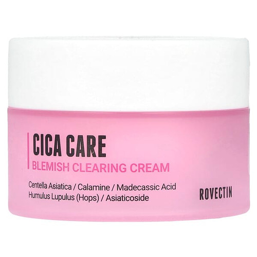 <img alt="Rovectin, Cica Care Blemish Clearing Cream, 1.69 fl oz (50 ml)" title="Rovectin, Cica Care Blemish Clearing Cream, 1.69 fl oz (50 ml),8809348503943"