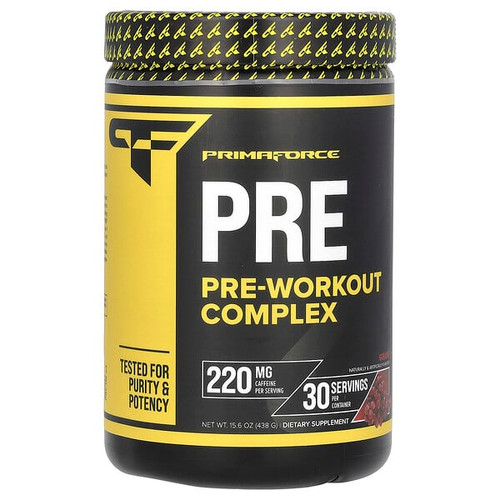 <img alt="Primaforce, Pre-Workout Complex, Grape, 15.6 oz (438 g)" title="Primaforce, Pre-Workout Complex, Grape, 15.6 oz (438 g),811445021372"