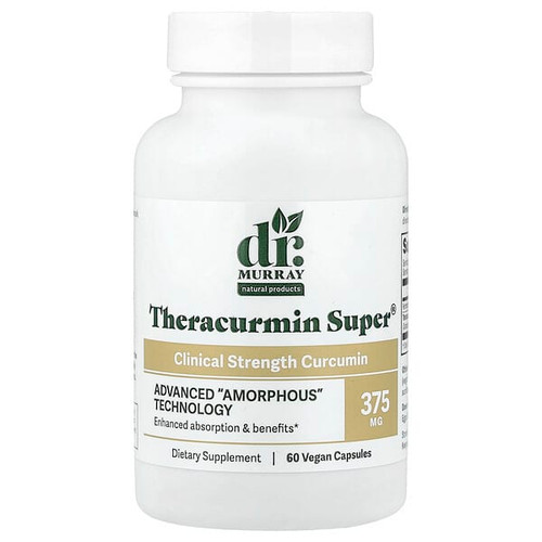 <img alt="Dr. Murrays, Theracurmin Super, Clinical Strength Curcumin, 60 Vegan Capsules" title="Dr. Murrays, Theracurmin Super, Clinical Strength Curcumin, 60 Vegan Capsules,850010353432"