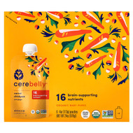 <img alt="Cerebelly, Organic Baby Puree, Carrot Chickpea with Ginger, 6 Pouches, 4 oz (113 g) Each" title="Cerebelly, Organic Baby Puree, Carrot Chickpea with Ginger, 6 Pouches, 4 oz (113 g) Each,850003898452"