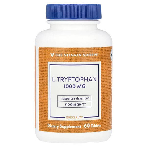 <img alt="The Vitamin Shoppe, L-Tryptophan, 1,000 mg, 60 Tablets" title="The Vitamin Shoppe, L-Tryptophan, 1,000 mg, 60 Tablets,766536025398"
