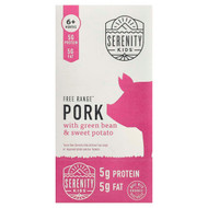 <img alt="Serenity Kids, Free Range Pork with Green Bean & Sweet Potato, 6+ Months, 6 Pouches, 3.5 oz (99 g) Each" title="Serenity Kids, Free Range Pork with Green Bean & Sweet Potato, 6+ Months, 6 Pouches, 3.5 oz (99 g) Each,850000411579"