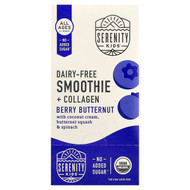 <img alt="Serenity Kids, Dairy-Free Smoothie + Collagen, All Ages 6+ Months, Berry Butternut,, 6 Pouches, 3.5 oz (99 g) Each" title="Serenity Kids, Dairy-Free Smoothie + Collagen, All Ages 6+ Months, Berry Butternut,, 6 Pouches, 3.5 oz (99 g) Each,850000411685"