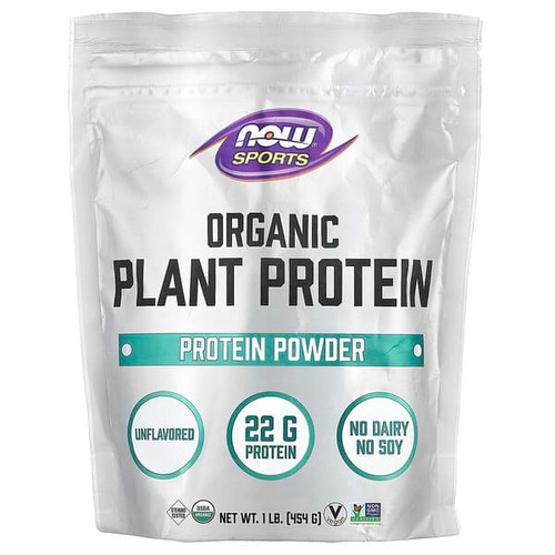 <img alt="Now Foods, Sports, Organic Plant Protein Powder, Unflavored, 1 lb (454 g)" title="Now Foods, Sports, Organic Plant Protein Powder, Unflavored, 1 lb (454 g),733739020772"