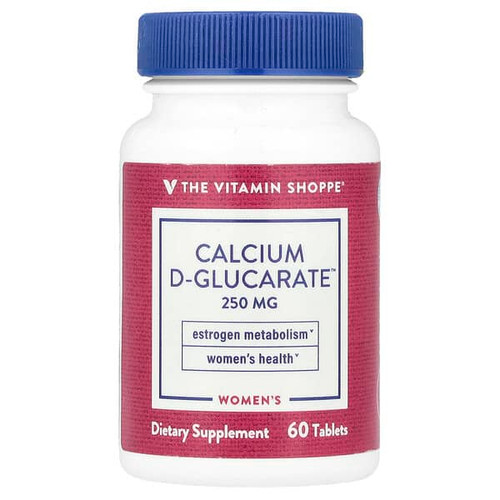<img alt="The Vitamin Shoppe, Womens Calcium D-Glucarate, 250 mg, 60 Tablets" title="The Vitamin Shoppe, Womens Calcium D-Glucarate, 250 mg, 60 Tablets,766536017171"