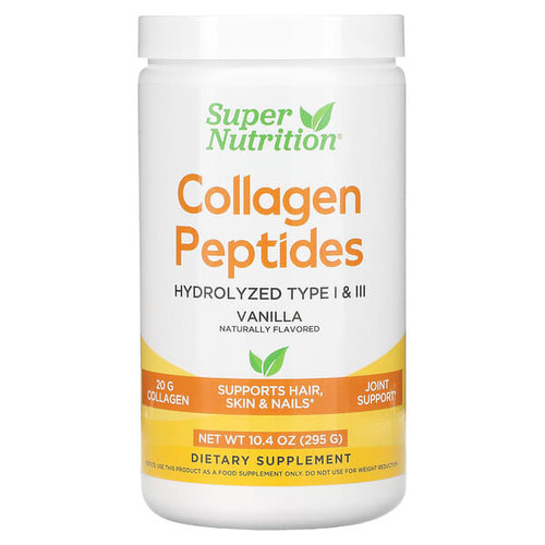 <img alt="Super Nutrition, Collagen Peptides, Vanilla, 10.4 oz (295 g)" title="Super Nutrition, Collagen Peptides, Vanilla, 10.4 oz (295 g),898220023486"