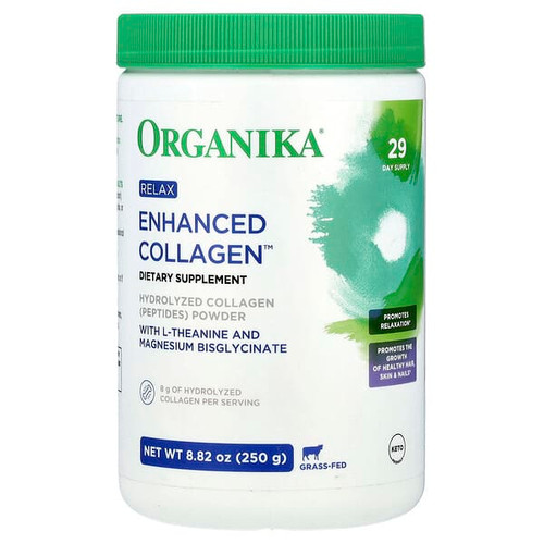 <img alt="Organika, Enhanced Collagen, Relax, 8.82 oz (250 g)" title="Organika, Enhanced Collagen, Relax, 8.82 oz (250 g),620365250447"