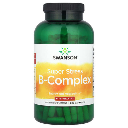 <img alt="Swanson Vitamins, Super Stress B-Complex With Vitamin C, 240 Capsules" title="Swanson Vitamins, Super Stress B-Complex With Vitamin C, 240 Capsules,087614110738"