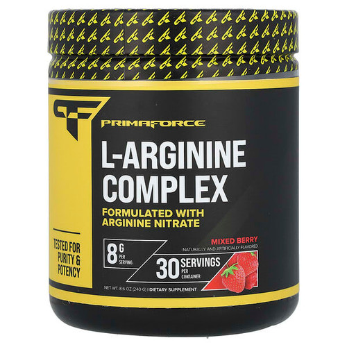<img alt="Primaforce, L-Arginine Complex, Mixed Berry, 8.6 oz (240 g)" title="Primaforce, L-Arginine Complex, Mixed Berry, 8.6 oz (240 g),811445021020"