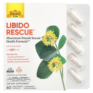<img alt="Country Life, Libido Rescue, 60 Vegetarian Capsules" title="Country Life, Libido Rescue, 60 Vegetarian Capsules,015794050964"