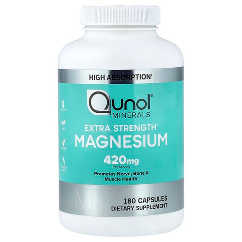 <img alt="Qunol, Magnesium, 180 Capsules (210 mg per Capsule)" title="Qunol, Magnesium, 180 Capsules (210 mg per Capsule),898440001844"