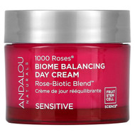 <img alt="Andalou Naturals, 1000 Roses, Biome Balancing Day Cream, Sensitive, 17 oz (50 g)" title="Andalou Naturals, 1000 Roses, Biome Balancing Day Cream, Sensitive, 17 oz (50 g),850018119405"