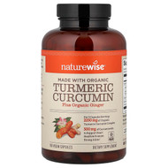 <img alt="NatureWise, Organic Turmeric Curcumin, 180 Vegan Capsules" title="NatureWise, Organic Turmeric Curcumin, 180 Vegan Capsules,858081006110"