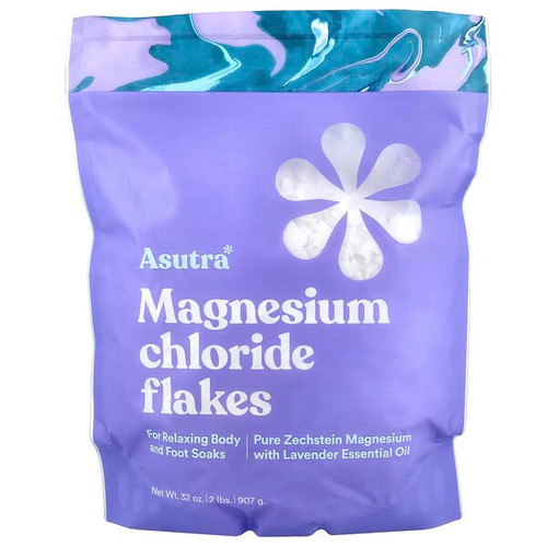 <img alt="Asutra, Magnesium Chloride Flakes, 32 oz (907 g)" title="Asutra, Magnesium Chloride Flakes, 32 oz (907 g),850016538956"