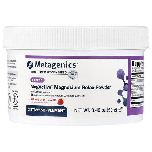 <img alt="Metagenics, MagActive Magnesium Relax Powder, Strawberry, 3.49 oz (99 g)" title="Metagenics, MagActive Magnesium Relax Powder, Strawberry, 3.49 oz (99 g),755571961815"