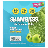 <img alt="Shameless Snacks, Gummy Candy, Green Apple Blast, 6 Bags, 1.8 oz (50 g) Each" title="Shameless Snacks, Gummy Candy, Green Apple Blast, 6 Bags, 1.8 oz (50 g) Each,10810098572344"