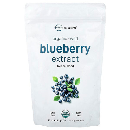 <img alt="Micro Ingredients, Organic Blueberry Extract, Freeze-Dried , 10 oz (283 g)" title="Micro Ingredients, Organic Blueberry Extract, Freeze-Dried , 10 oz (283 g),850069023096"