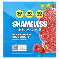 <img alt="Shameless Snacks, Gummy Candy, Red Raspberry Sour Scouts, 6 Bags, 1.8 oz (50 g) Each" title="Shameless Snacks, Gummy Candy, Red Raspberry Sour Scouts, 6 Bags, 1.8 oz (50 g) Each,20810098570538"