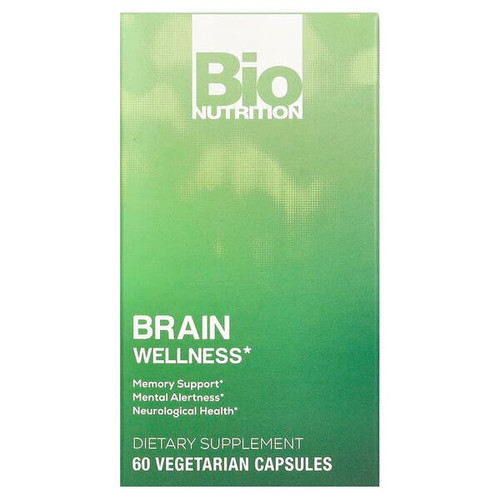 <img alt="Bio Nutrition, Brain Wellness, 60 Vegetarian Capsules" title="Bio Nutrition, Brain Wellness, 60 Vegetarian Capsules,854936003495"