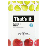 <img alt="Thats It, Fruit Bar, Apple + Pear, 12 Bars, 1.2 oz (35 g) Each" title="Thats It, Fruit Bar, Apple + Pear, 12 Bars, 1.2 oz (35 g) Each,850397004040"