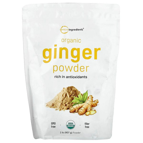 <img alt="Micro Ingredients, Organic Ginger Powder, 2 lbs (907 g)" title="Micro Ingredients, Organic Ginger Powder, 2 lbs (907 g),850056167970"