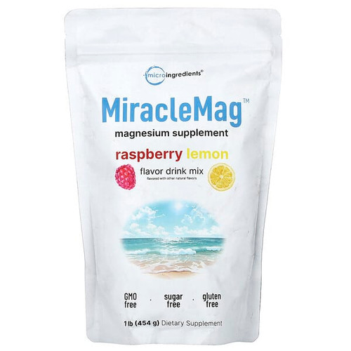 <img alt="Micro Ingredients, MiracleMag, Raspberry Lemon, 1 lb (454 g)" title="Micro Ingredients, MiracleMag, Raspberry Lemon, 1 lb (454 g),850074438878"