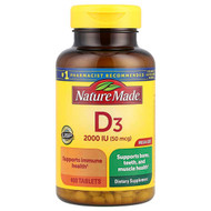 <img alt="Nature Made, Vitamin D3, 50 mcg (2000 IU), 400 Tablets" title="Nature Made, Vitamin D3, 50 mcg (2000 IU), 400 Tablets,031604028183"