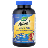 <img alt="Natures Way, Alive Mens 50+ Multivitamin Gummy, Fruit, 150 Gummies" title="Natures Way, Alive Mens 50+ Multivitamin Gummy, Fruit, 150 Gummies,033674140673"
