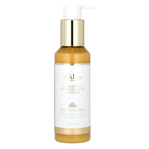 <img alt="dAlba, White Truffle Return Oil Cream Cleanser, 5.07 fl oz (150 ml)" title="dAlba, White Truffle Return Oil Cream Cleanser, 5.07 fl oz (150 ml),8809686388325"
