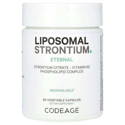 <img alt="Codeage, Liposomal Strontium, 90 Vegetable Capsules" title="Codeage, Liposomal Strontium, 90 Vegetable Capsules,850049609395"