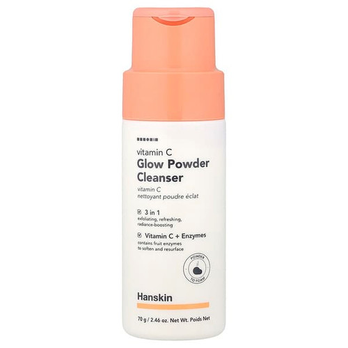 <img alt="Hanskin, Vitamin C Glow Powder Cleanser, 2.46 oz (70 g)" title="Hanskin, Vitamin C Glow Powder Cleanser, 2.46 oz (70 g),8809653233344"